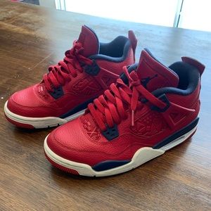 Jordan 4s Fiba gym red